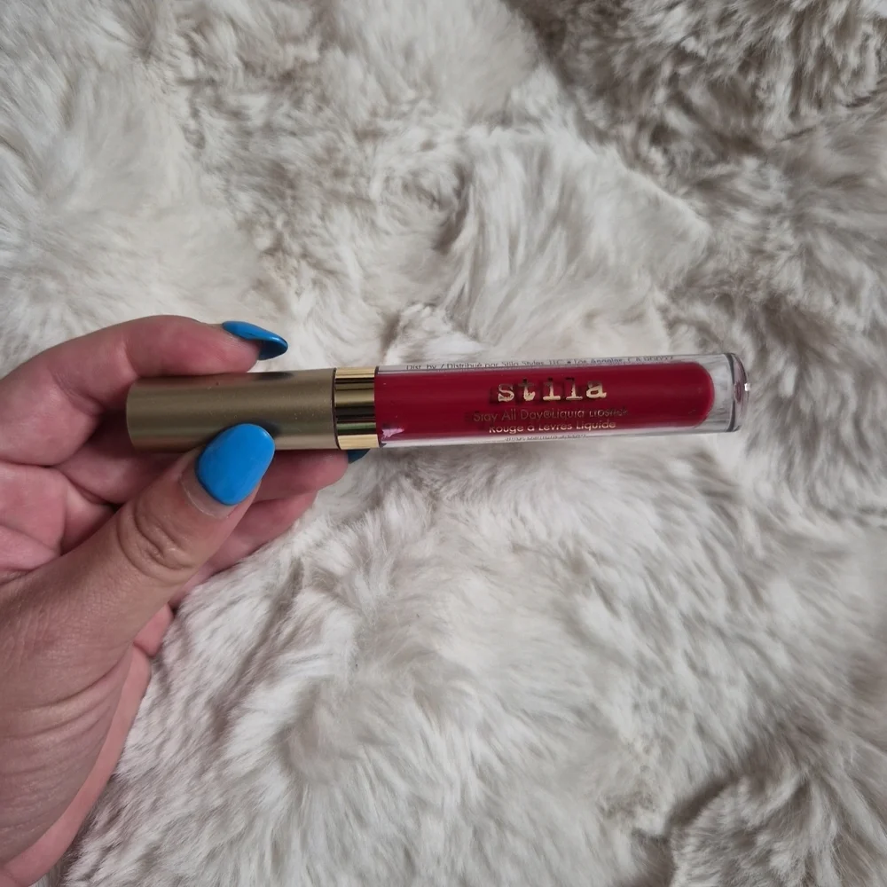 Stila Stay All Day Liquid Lipstick Fiery 3 mL Full Size New NIB BNIB Makeup Lipp